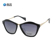 Wholesale Fashion Brand Multi Color OEM Retro Cat Eye Polarized Acetate Tortoise Shell Sunglasses